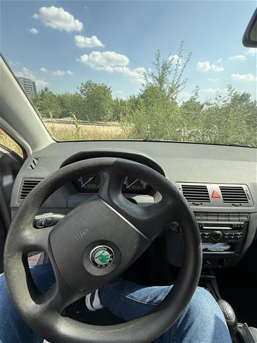 Shes veturën Skoda fabia