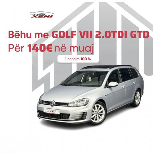 VW GOLF VII 2.0TDI GTD SPORT - DOUBLE PANORAM