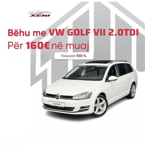VW GOLF VII 2.0TDI DSG - DOUBLE PANORAM